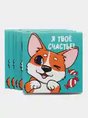 Тёмно-бирюзовый блокнот, 10*10, 16 листов. Наборы по 1,5,10,15,25 штук