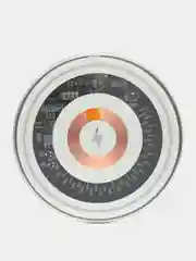 Белый беспроводная магнитная зарядка, алюминиевая,Type-c, 15W, прозрачный корпус с подсветкой