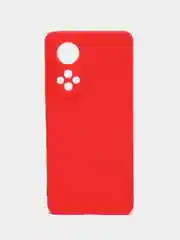 Красный силиконовый чехол для Honor 50, Huawei NOVA 9 (Хонор 50, Хуавей Нова 9), прозрачный