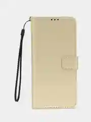 Золотой чехол-книжка с магнитной застежкой для Vivo Y17s 4G (Виво y17с 4Г)