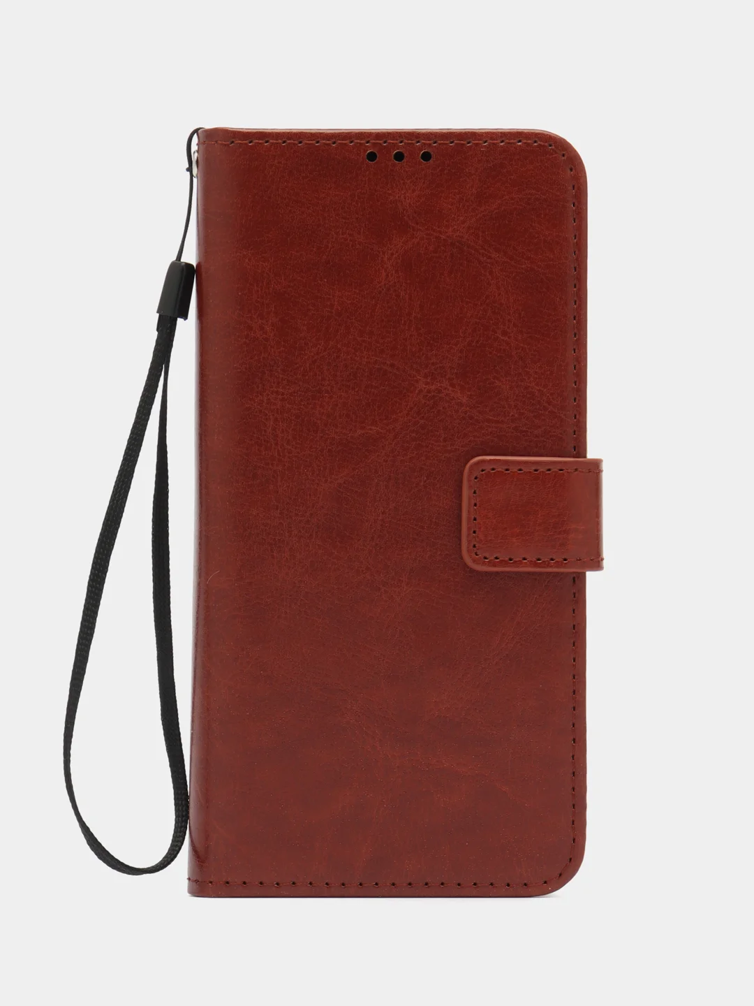 Багровый чехол-книжка с магнитной застежкой для Xiaomi Redmi Note 12S (Сяоми Редми Ноут 12С)
