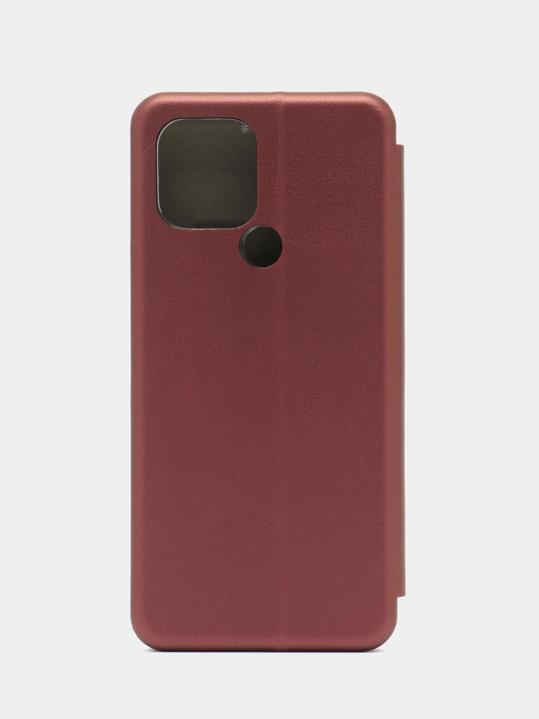 Багровый чехол-книжка для Xiaomi Redmi A1+/A2+ Plus/Poco C51 (Сяоми Редми А1+/А2+ Плюс)