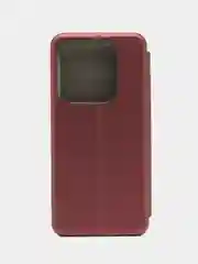 Багровый чехол-книжка Tecno Spark 20/20C/Spark GO 2024/Infinix Smart 8/Smart 8 Pro/8 plus/HOT 40i