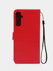 Красный чехол-книжка с магнитной застежкой для Samsung Galaxy A05S (Самсунг Галакси А05С)