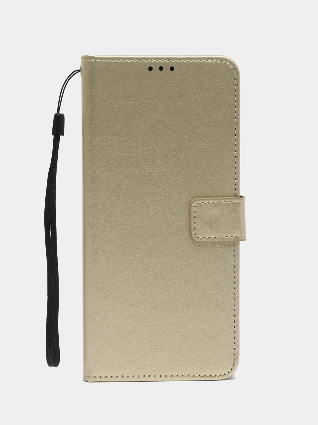 Золотой чехол-книжка с магнитной застежкой для Tecno Pova 5 Pro (Техно Пова 5 Про)