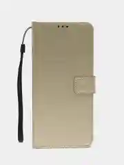 Золотой чехол-книжка с магнитной застежкой для Tecno Pova 5 Pro (Техно Пова 5 Про)
