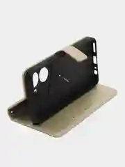 Золотой чехол-книжка с магнитной застежкой для Tecno Pova 5 Pro (Техно Пова 5 Про)