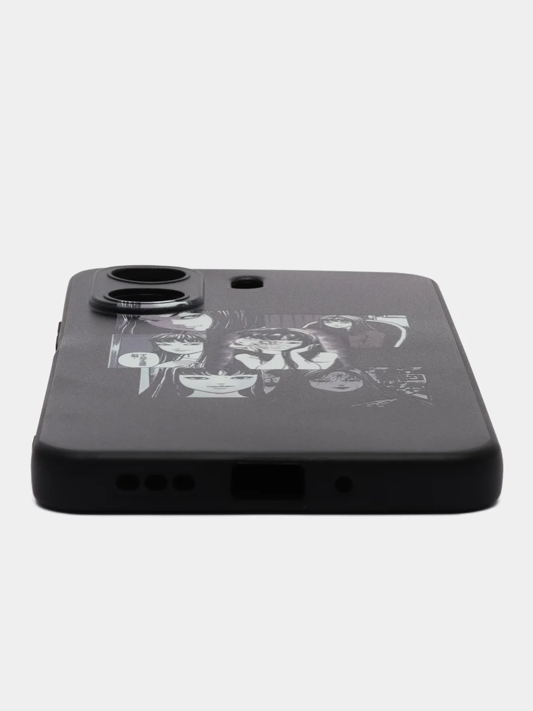 Угольный чехол для Xiaomi Redmi 13C 4G / Poco C65 (Сяоми Редми 13С/Поко С65) с принтом, с рисунком
