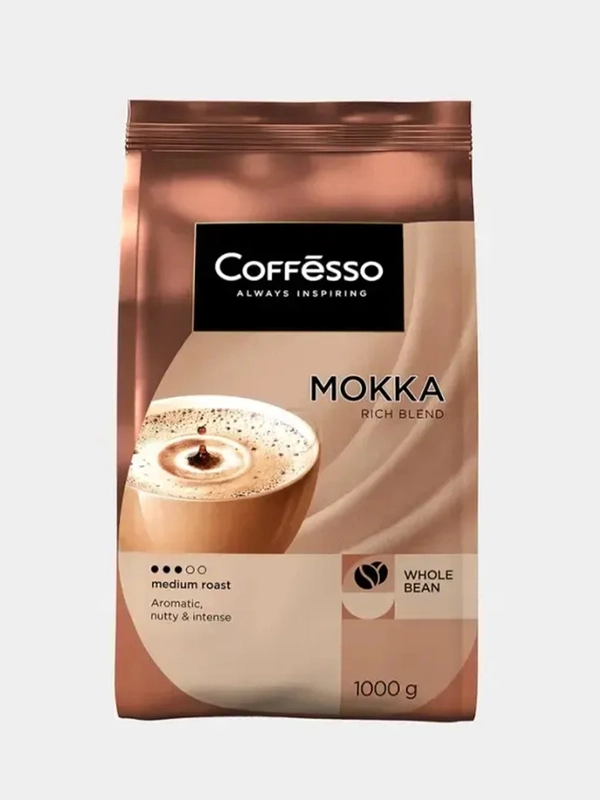Кофе в зернах Coffesso MOKKA 1000г