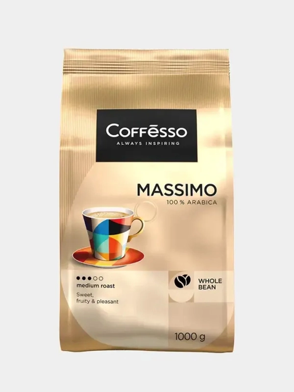 Кофе зернах Coffesso MASSIMO 1000г