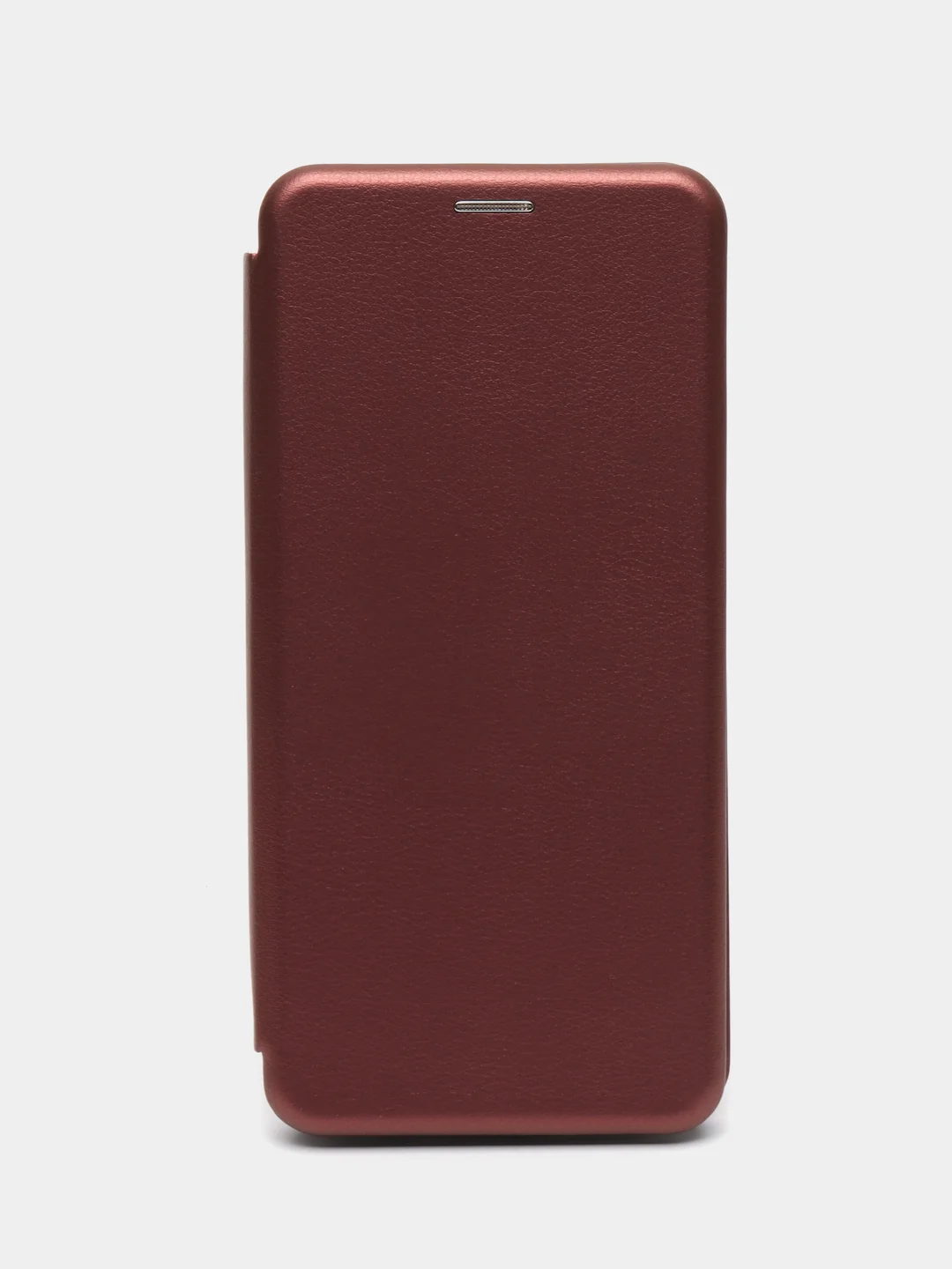 Багровый чехол-книжка для Xiaomi Redmi 12 (Сяоми Редми 12)