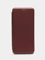 Багровый чехол-книжка для Xiaomi Redmi 12 (Сяоми Редми 12)