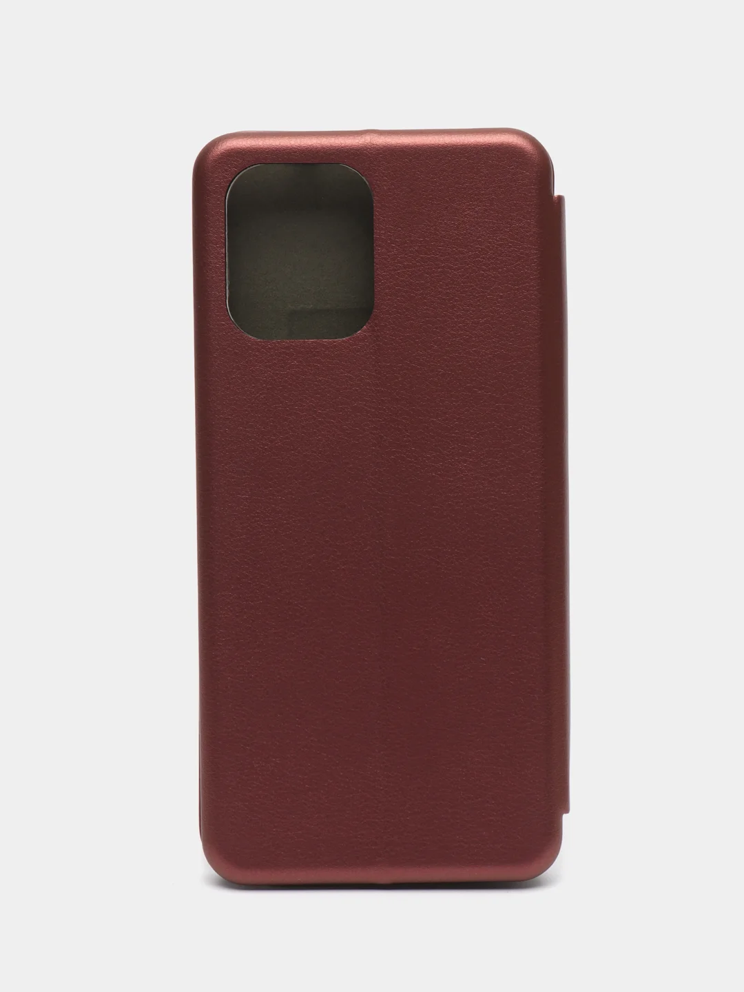 Багровый чехол-книжка для Xiaomi Redmi 12 (Сяоми Редми 12)