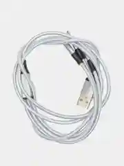 Серый кабель для зарядки 3 в 1, Lightning, TYPE-C, MICRO USB, 120 см