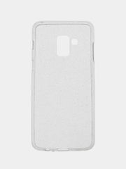 Ультратонкий силиконовый чехол с блестками для Samsung A8 2018