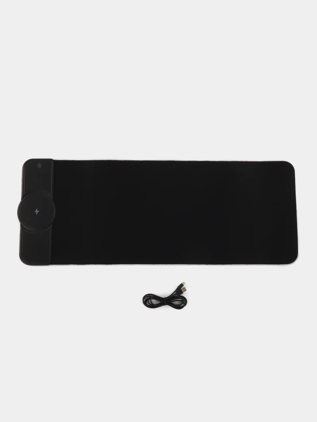 Игровой коврик с подсветкой RGB и беспроводной зарядкой 15w, 800 х 300 x 4 mm