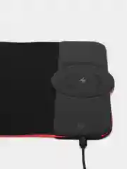 Игровой коврик с подсветкой RGB и беспроводной зарядкой 15w, 800 х 300 x 4 mm