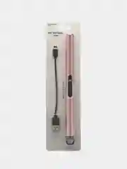 Розовый зажигалка электронная плазменная, с USB зарядкой, зажигалка для газовой плиты