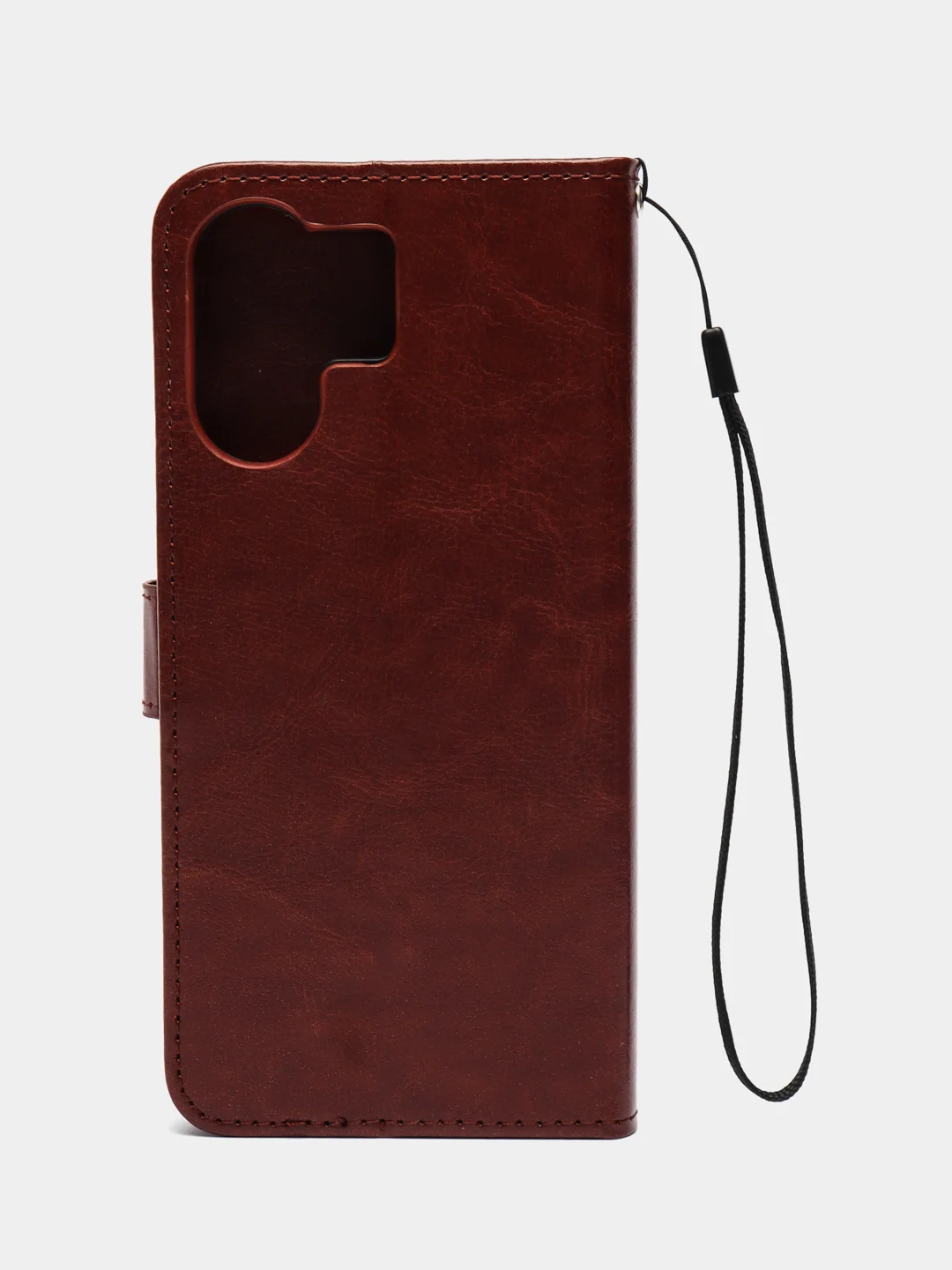 Багровый чехол-книжка с магнитной застежкой для Xiaomi Redmi 13C / Poco C65 (Редми 13С / Поко С65)