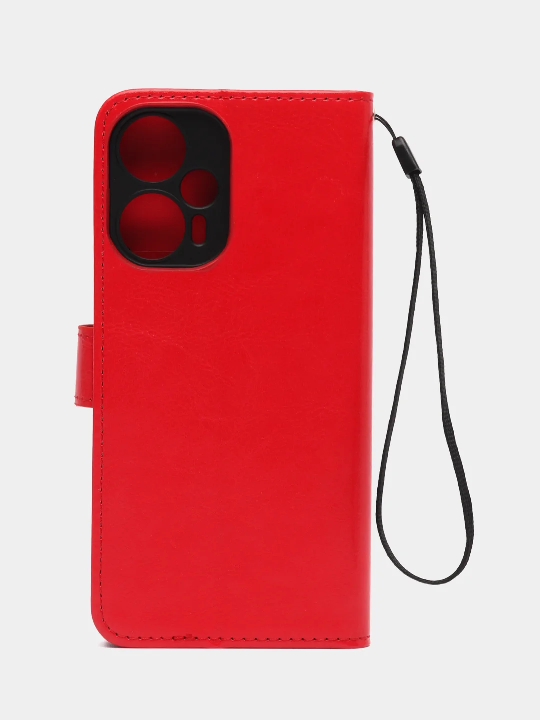 Красный чехол-книжка с магнитной застежкой для Xiaomi Redmi Note 12 Turbo / Poco F5 (Сяоми Редми Нот 12 Турбо / Поко Ф5)