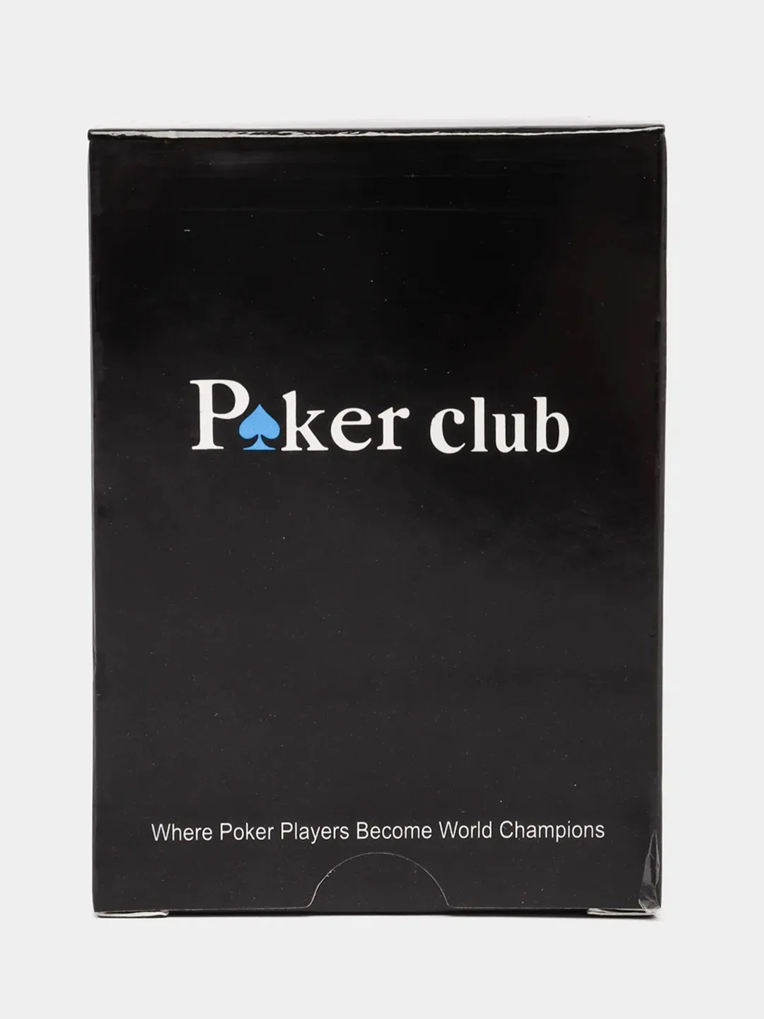 Синий карты игральные пластиковые Poker Club, для покера