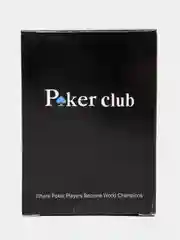 Синий карты игральные пластиковые Poker Club, для покера