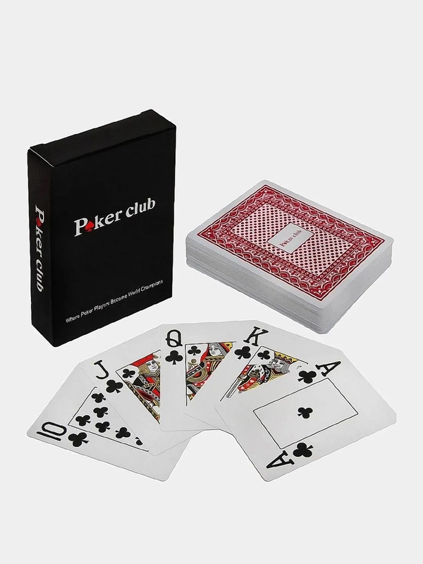 Карты игральные пластиковые Poker Club, для покера