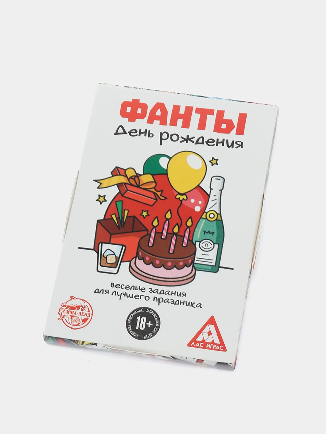 Белый настольная карточная игра Фанты для взрослой компании 18 +