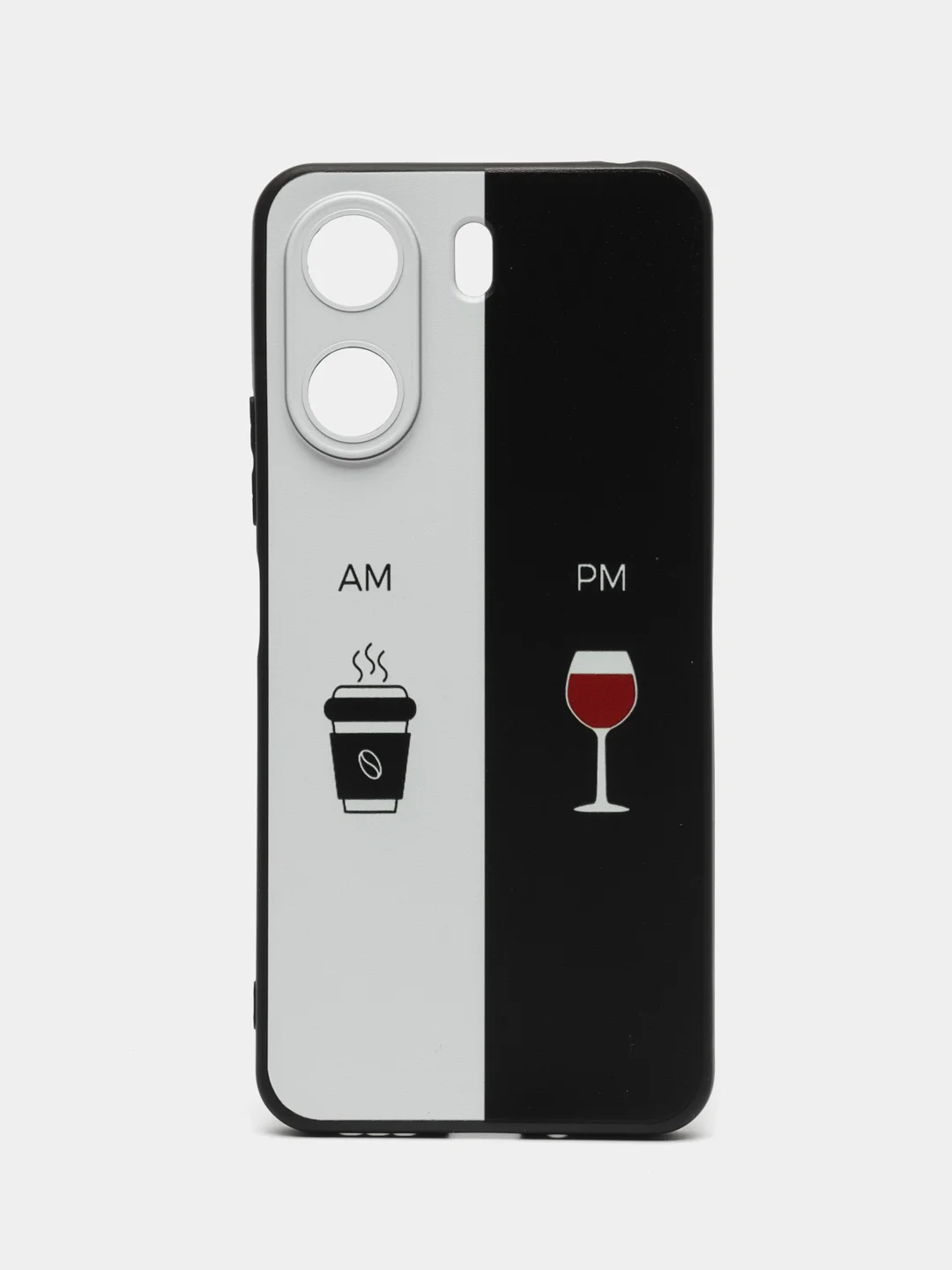 Бирюзовый чехол для Xiaomi Redmi 13C 4G / Poco C65 (Сяоми Редми 13С/Поко С65) с принтом, с рисунком