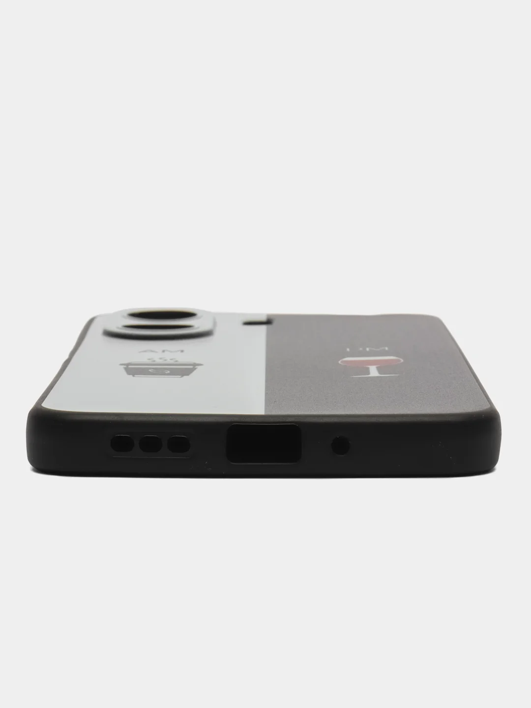 Бирюзовый чехол для Xiaomi Redmi 13C 4G / Poco C65 (Сяоми Редми 13С/Поко С65) с принтом, с рисунком