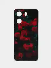 Оранжевый чехол для Xiaomi Redmi 13C 4G / Poco C65 (Сяоми Редми 13С/Поко С65) с принтом, с рисунком