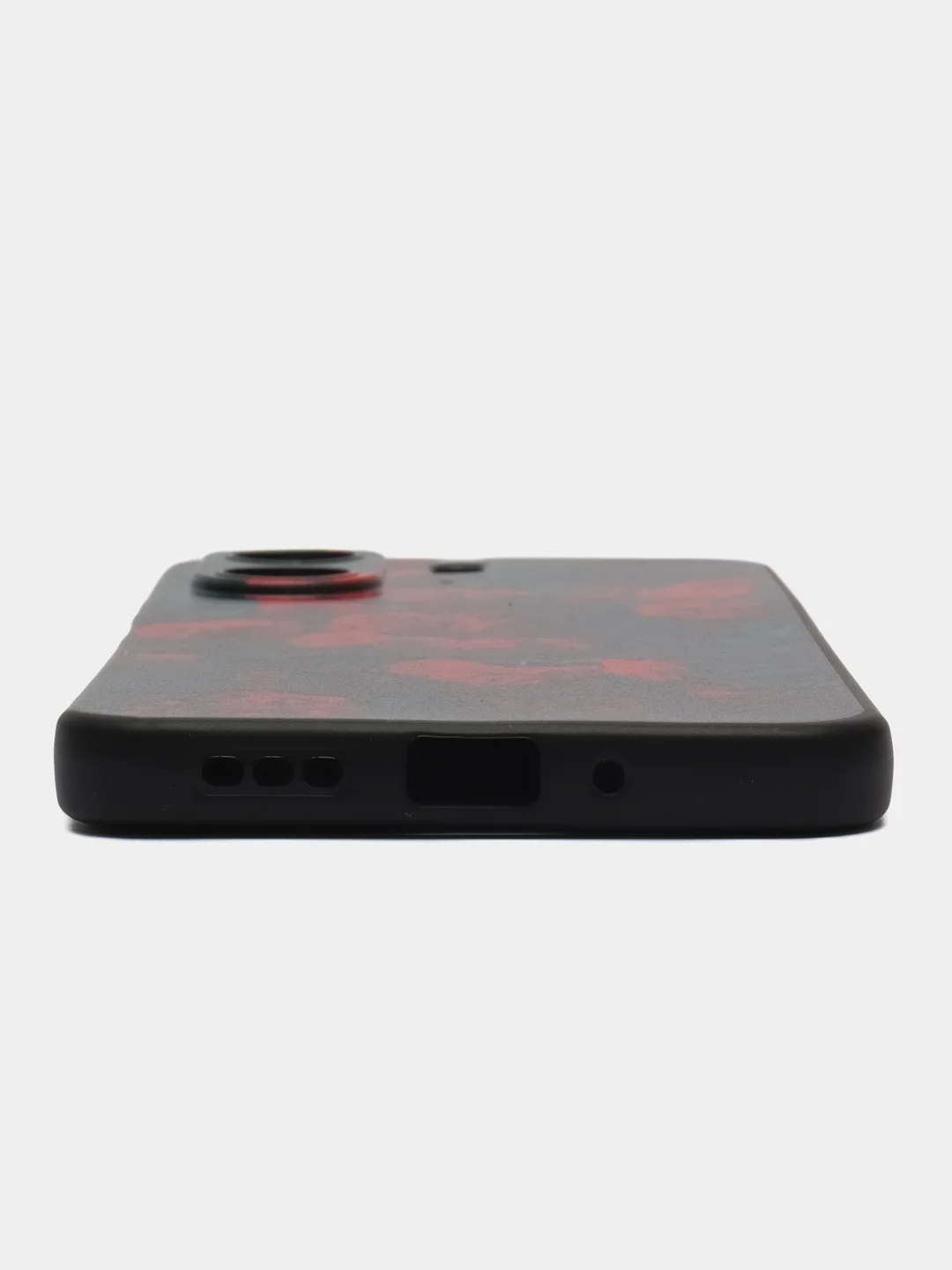 Оранжевый чехол для Xiaomi Redmi 13C 4G / Poco C65 (Сяоми Редми 13С/Поко С65) с принтом, с рисунком