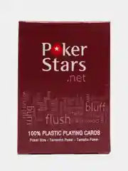 Бордовый карты Poker  пластиковые для покера 54 шт и набор из 2-х! Покерные карты, Игральные карты