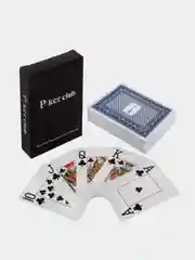 Синий карты Poker  пластиковые для покера 54 шт и набор из 2-х! Покерные карты, Игральные карты
