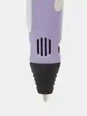 Фиолетовый 3д ручка 3D Pen 2 фиолетовая с дисплеем и набором пластика. Подарок для ребенка
