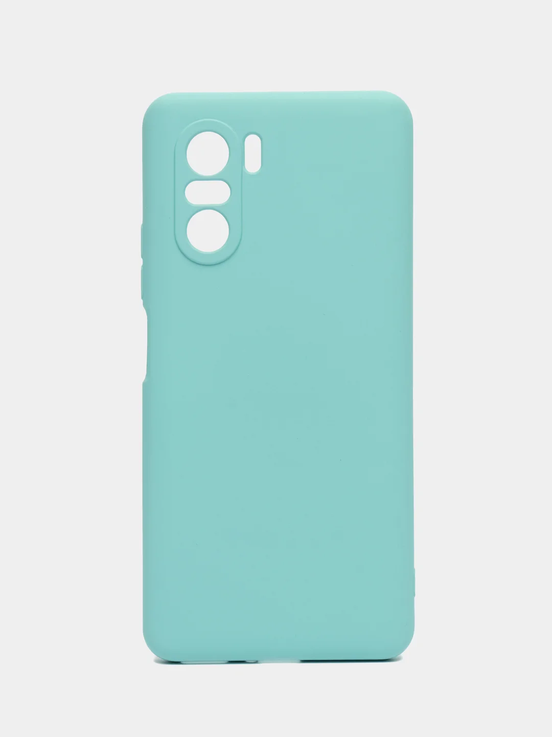 Бирюзовый чехол Soft-touch для Poco F3