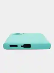 Бирюзовый чехол Soft-touch для Poco F3