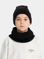 Шапка и снуд для мальчика, на флисе