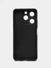 Черный чехол для Itel A70 (Ител А70) прозрачный черный противоударный