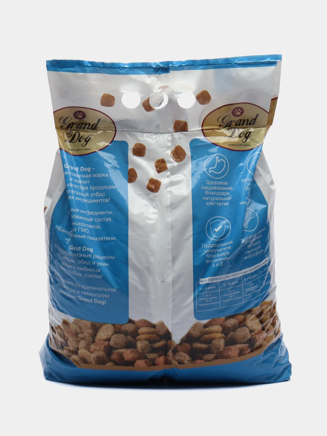 Сухой корм Grand Dog Holistic MINI говядина/индейка для взрослых собак мелких пород 4,5кг