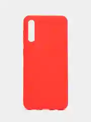 Красный чехол Samsung Galaxy A50, A50s, A30s (Самсунг Галакси А50, А30С), прозрачный