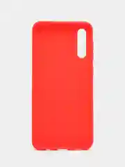 Красный чехол Samsung Galaxy A50, A50s, A30s (Самсунг Галакси А50, А30С), прозрачный