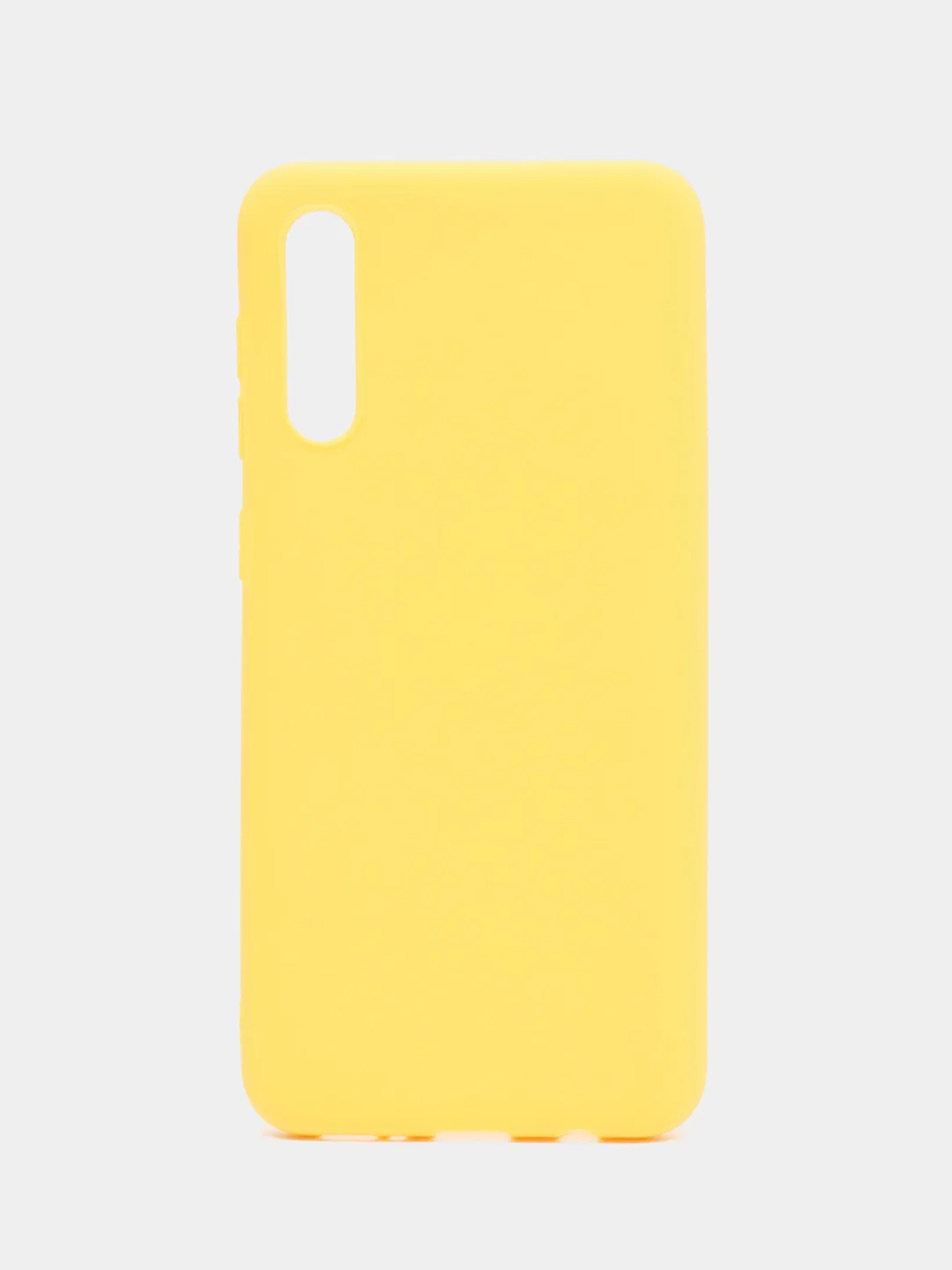 Желтый чехол Samsung Galaxy A50, A50s, A30s (Самсунг Галакси А50, А30С), прозрачный