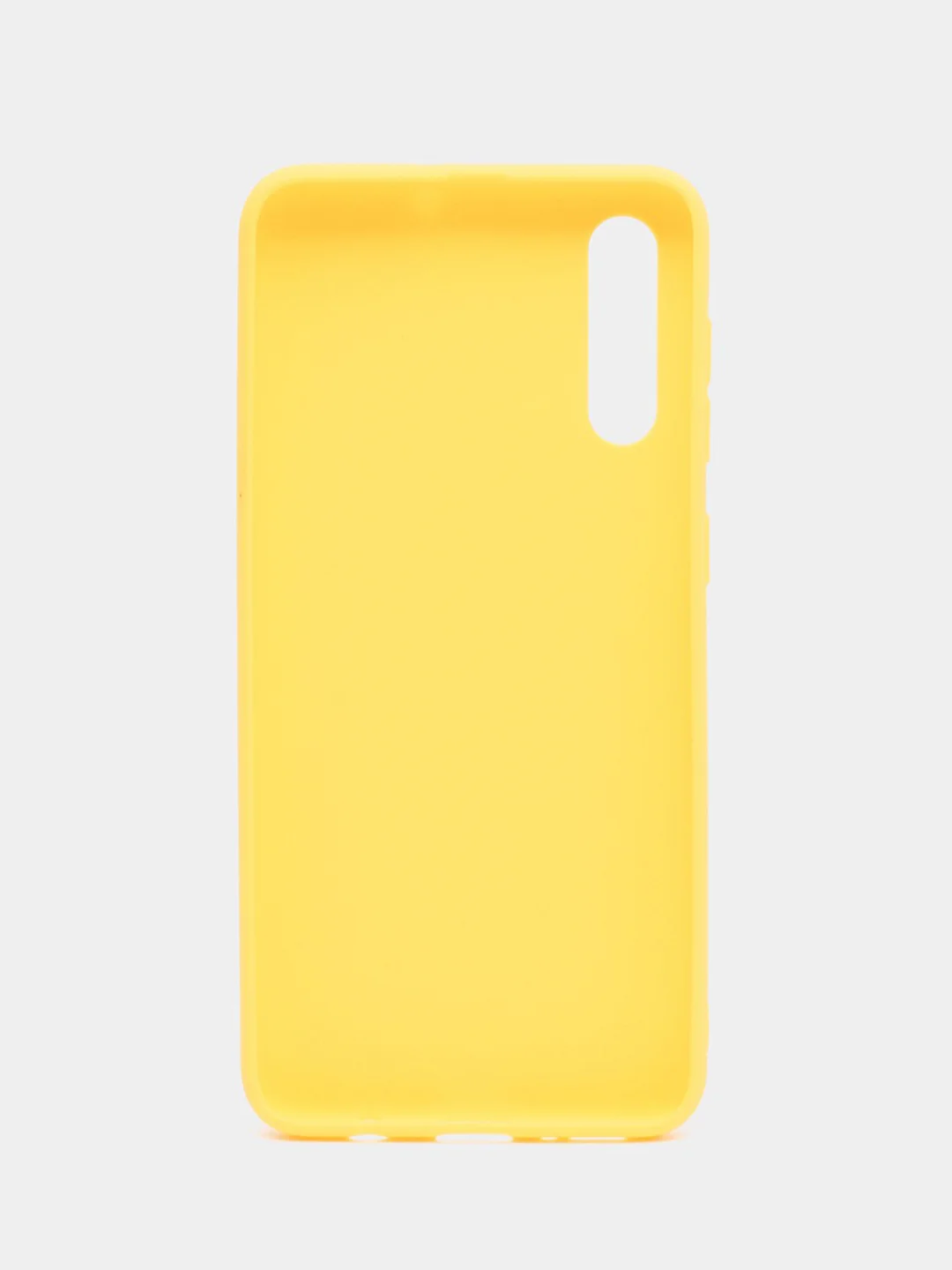 Желтый чехол Samsung Galaxy A50, A50s, A30s (Самсунг Галакси А50, А30С), прозрачный