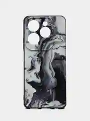 Хаки чехол для Infinix Hot 40 / Hot 40 Pro / Tecno Spark 20 Pro с принтом, с рисунком