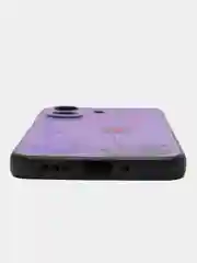 Серебряный чехол для Xiaomi Redmi 13C 4G / Poco C65 (Сяоми Редми 13С/Поко С65) с принтом, с рисунком