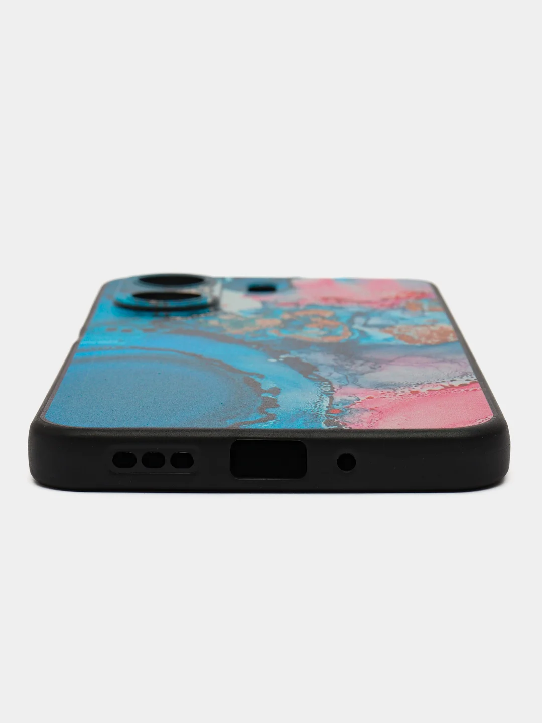 Фуксия чехол для Xiaomi Redmi 13C 4G / Poco C65 (Сяоми Редми 13С/Поко С65) с принтом, с рисунком