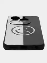 Золотистый хаки чехол Tecno Spark 20 / Spark 20C / Spark GO 2024 / Infinix Smart 8 / HOT 40i, с принтом