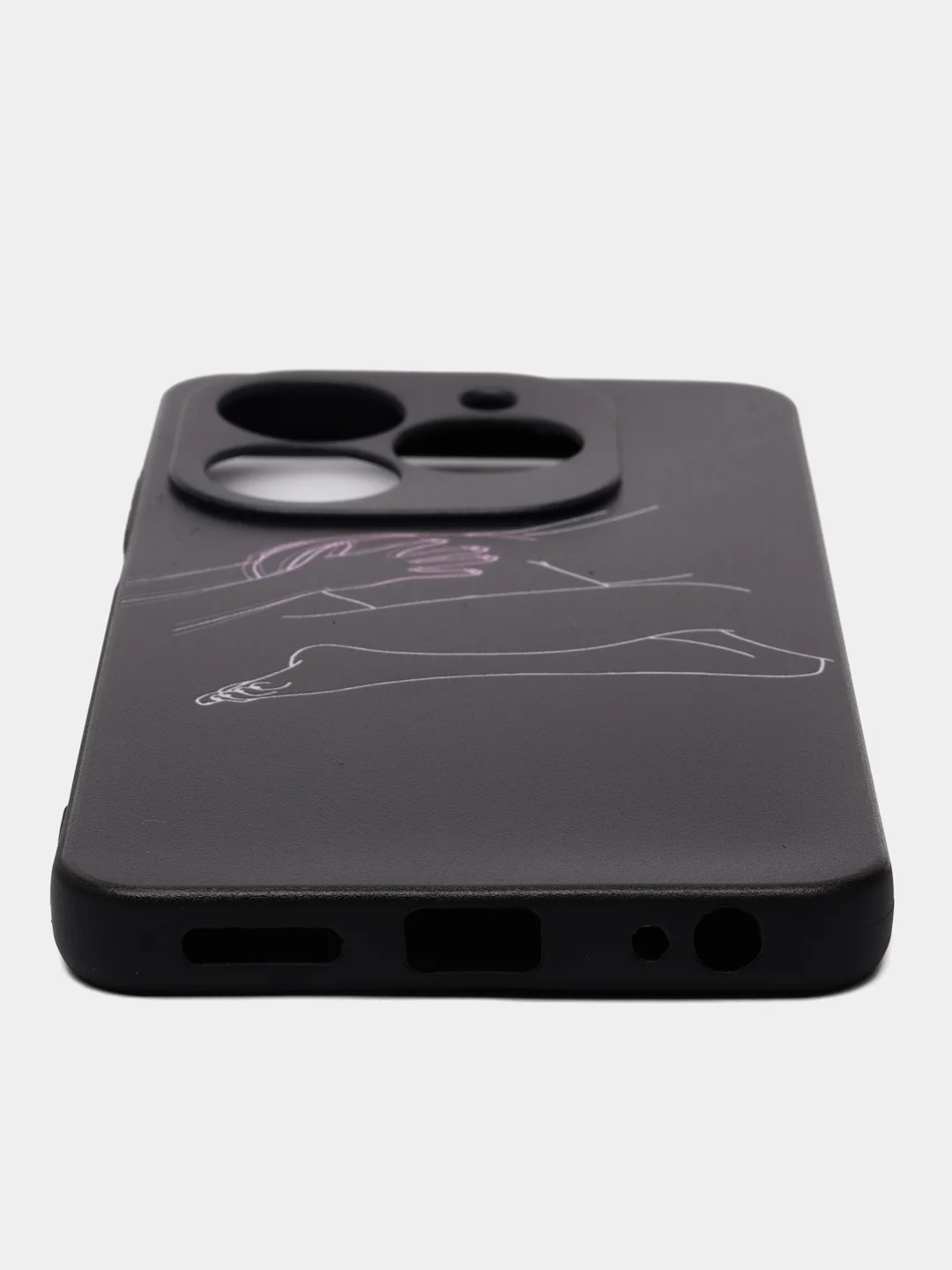 Слоновая кость чехол Tecno Spark 20 / Spark 20C / Spark GO 2024 / Infinix Smart 8 / HOT 40i, с принтом