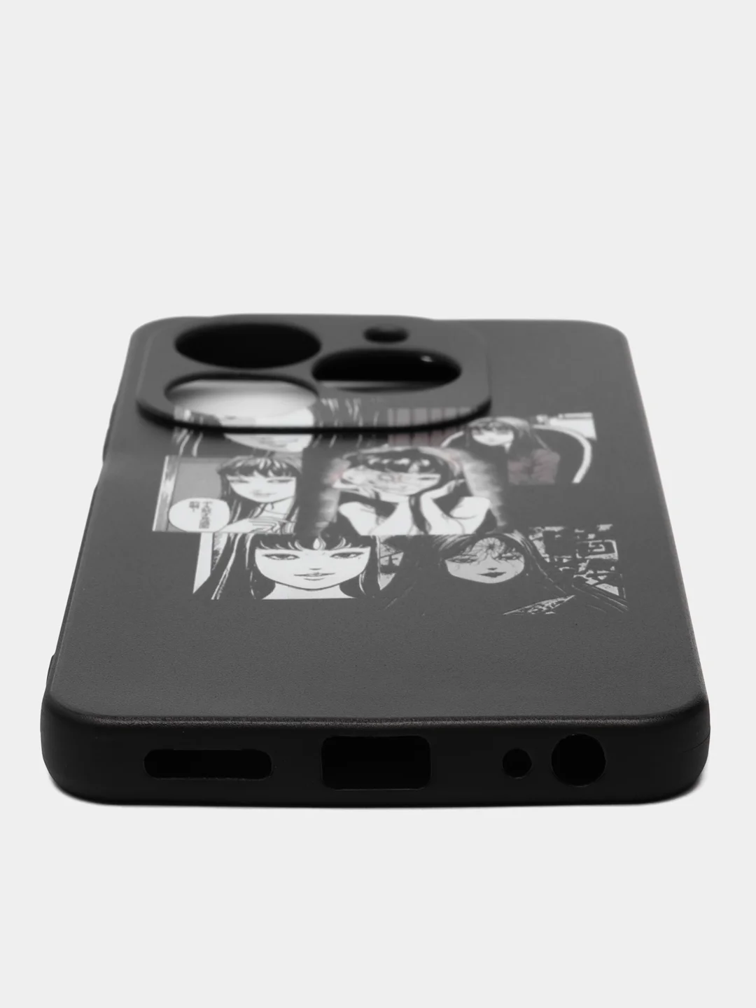 Угольный чехол Tecno Spark 20 / Spark 20C / Spark GO 2024 / Infinix Smart 8 / HOT 40i, с принтом